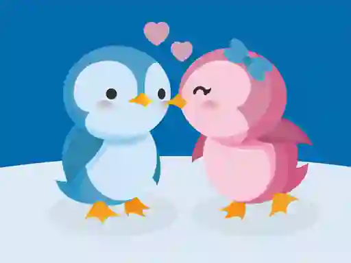 Cluiche Cute Penguin Puzzle ar líne