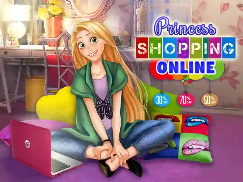 Cluiche Princesses: online shopping ar líne