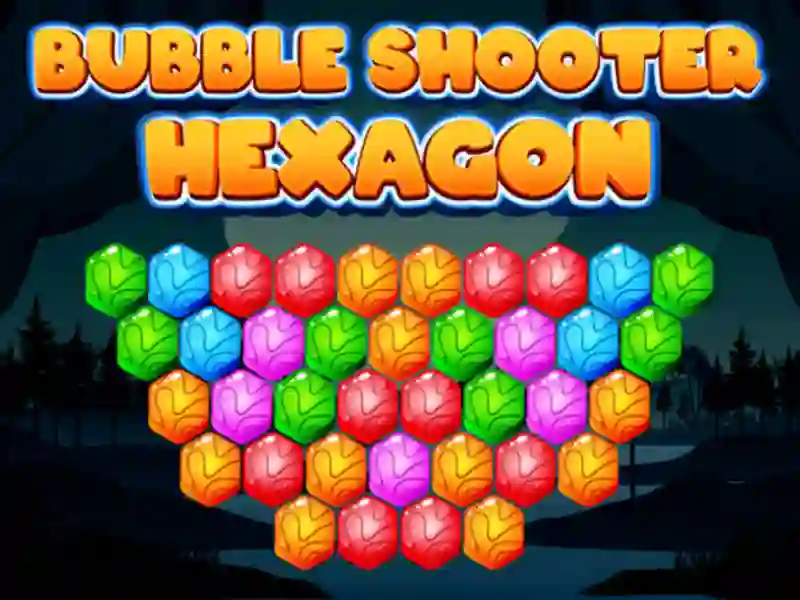Cluiche Bubble Shooter Hexagon ar líne
