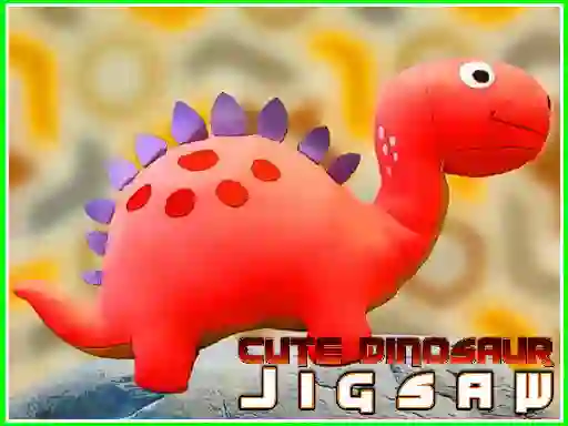 Cluiche Cute Dinosaur Jigsaw ar líne