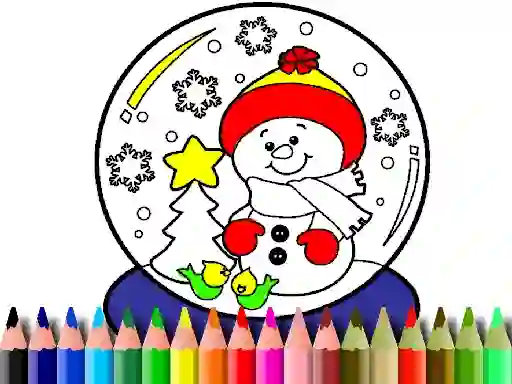 Cluiche Back To School: Christmas Coloring Book ar líne