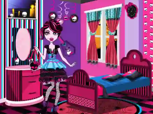 Cluiche Monster Doll Room Decoration ar líne