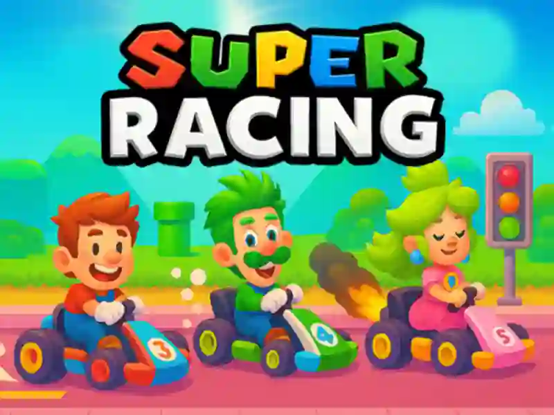 Cluiche Super Racing ar líne
