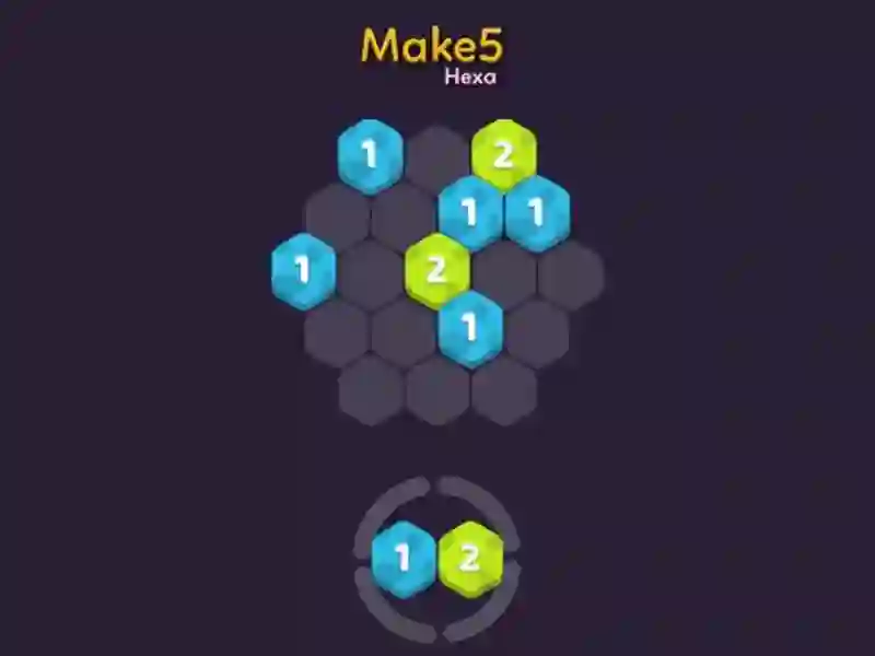 Cluiche Make 5 Hexa ar líne