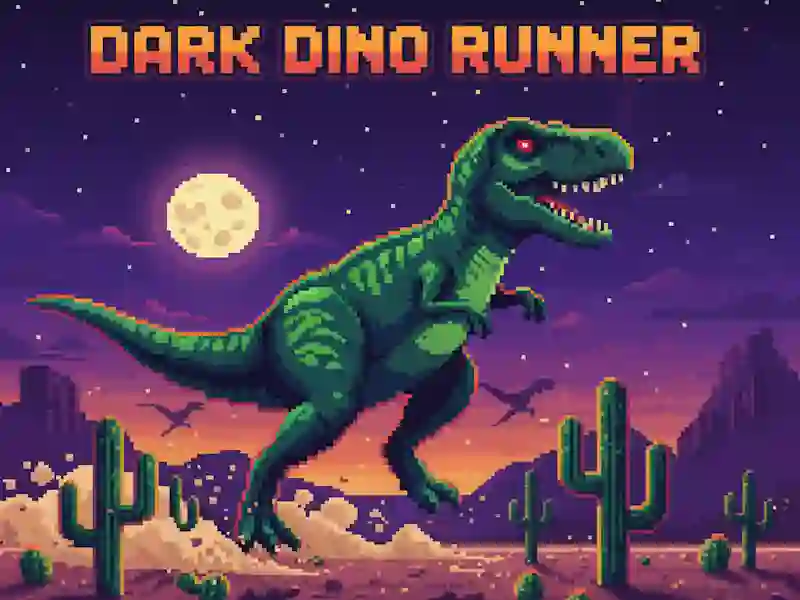 Cluiche Dark Dino Runner ar líne