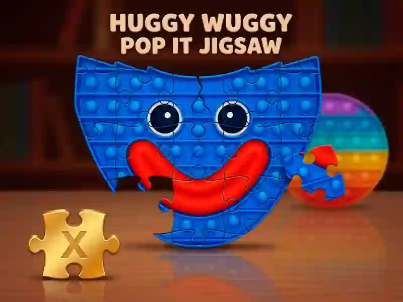 Cluiche Huggy Wuggy Pop It Jigsaw ar líne