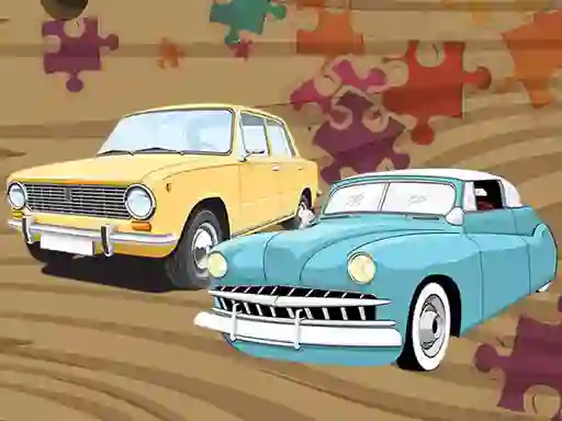 Cluiche Old Timer Car Jigsaw ar líne