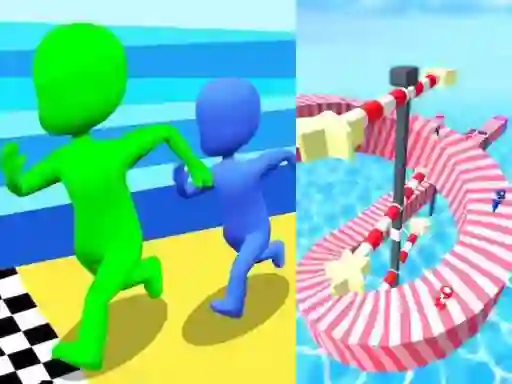Cluiche Stickman Racing 3D ar líne
