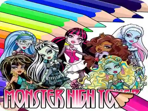Cluiche Coloring Book for Monster High ar líne