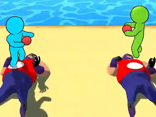 Cluiche Dodge Ball Jump ar líne
