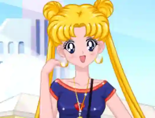 Cluiche Sailor Scout`s Summer Style ar líne