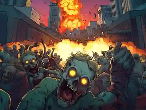 Cluiche Zombie Siege.io ar líne