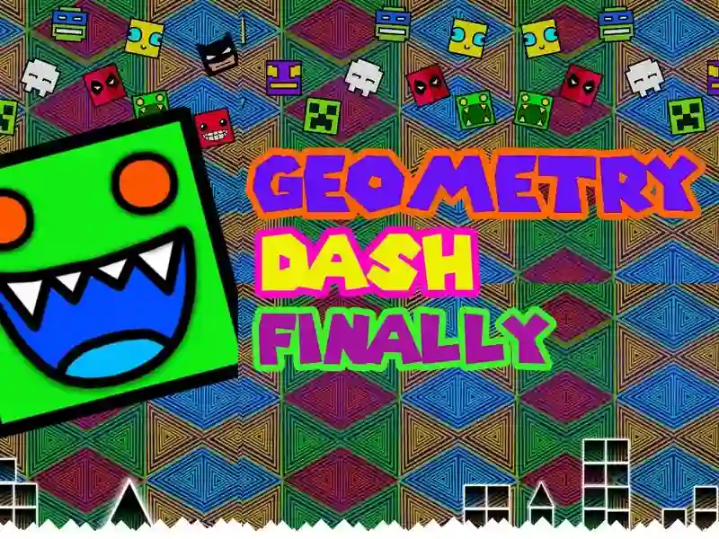 Cluiche Geometry Dash Finally ar líne