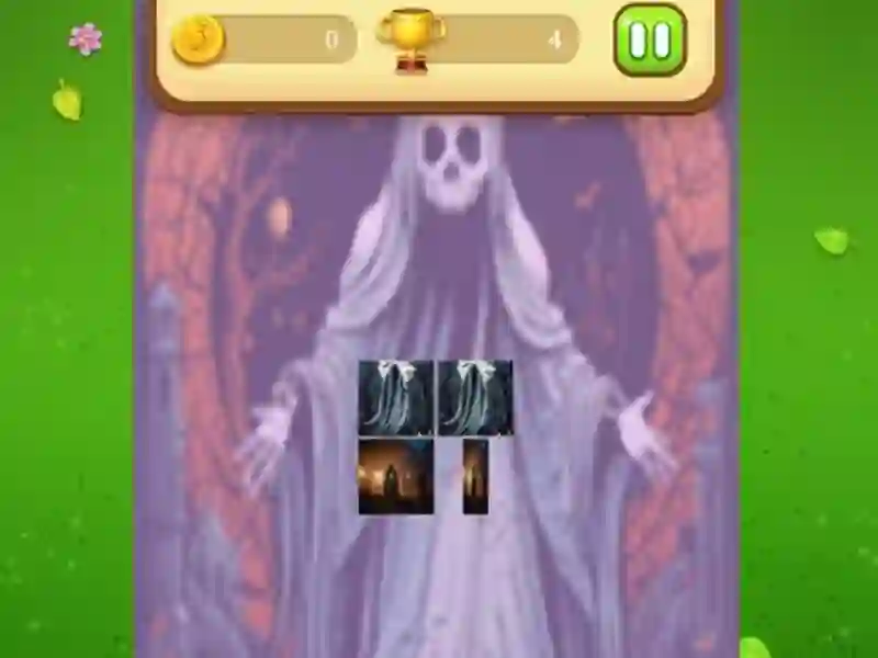 Cluiche Ghost Memory Match ar líne