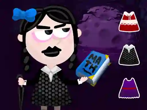Cluiche Creepy Dress Up ar líne