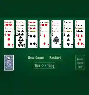 Cluiche Patience Solitaire ar líne