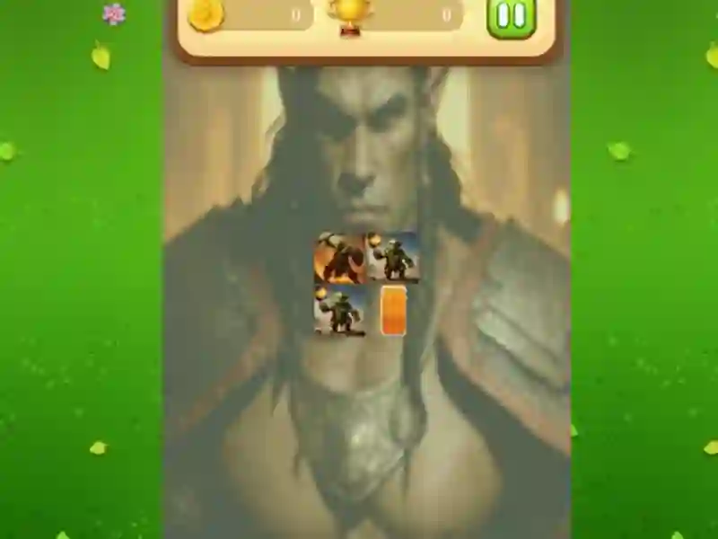 Cluiche Orc Memory Match ar líne