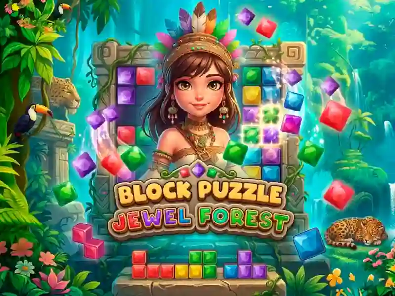 Cluiche Block Puzzle Jewel Forest ar líne