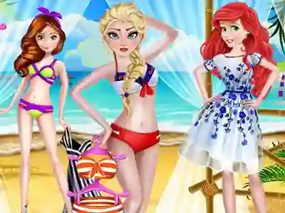 Cluiche Beach Fashion Outfits ar líne