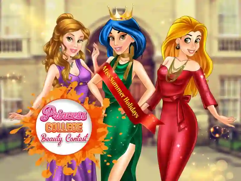 Cluiche Princess College Beauty Contest ar líne