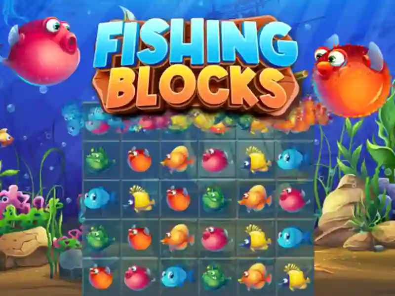 Cluiche Fishing Blocks ar líne