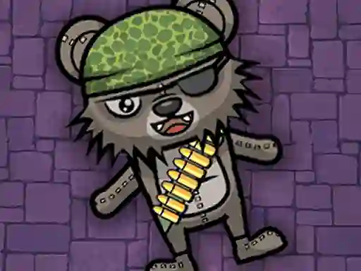 Cluiche Zombies Bears Shooting ar líne