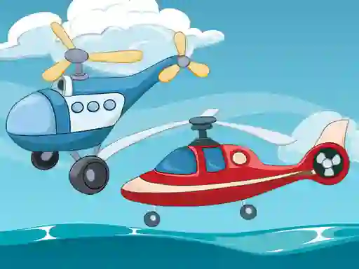 Cluiche Funny Helicopter Memory ar líne