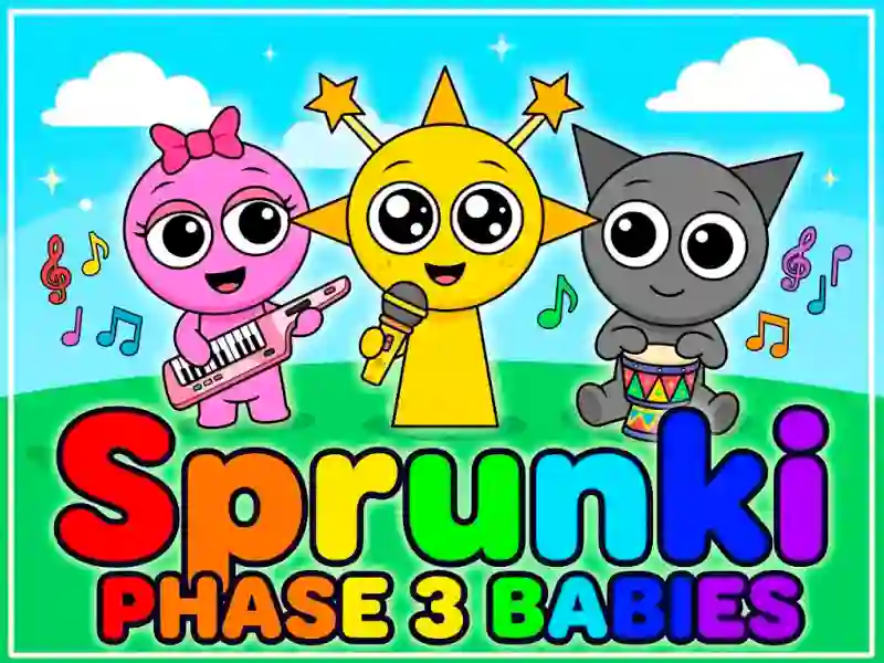 Cluiche Sprunki baby PHASE 3 ar líne