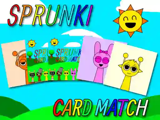 Cluiche Sprunki Memory Card Match ar líne