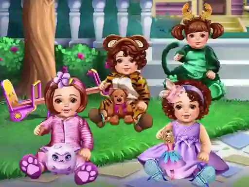 Cluiche Kindergarten: Dress Up ar líne