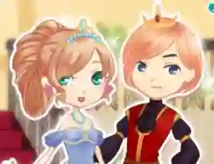 Cluiche Rromantic royal couple ar líne