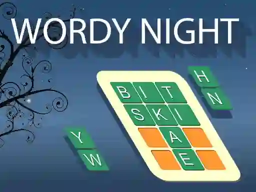 Cluiche Wordy Night ar líne