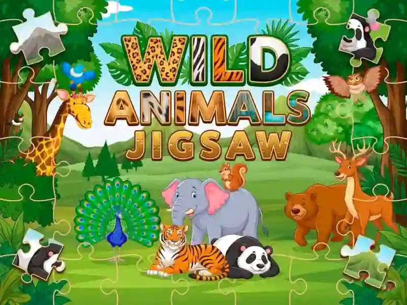 Cluiche Wild Animals Jigsaw ar líne