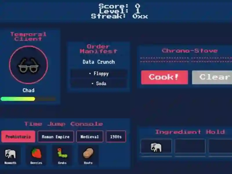 Cluiche Chrono Chef ar líne