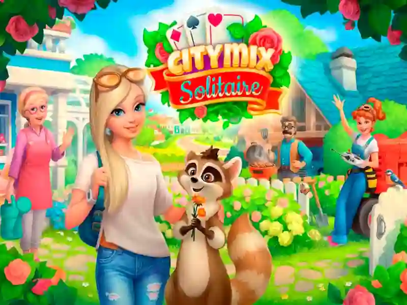 Cluiche City Mix Solitaire ar líne