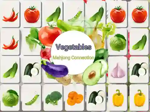 Cluiche Vegetables Mahjong Connection ar líne