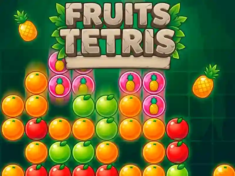 Cluiche Fruits Tetris ar líne