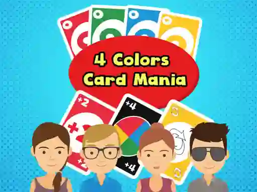 Cluiche 4 Colors Card Mania ar líne