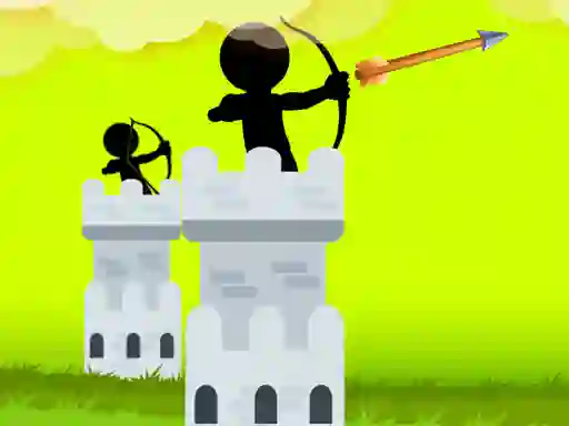 Cluiche Stickman Archer Castle ar líne