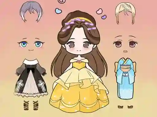 Cluiche Vivi Doll Dress Up ar líne