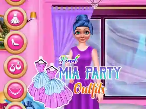 Cluiche Find Mia Party Outfits ar líne
