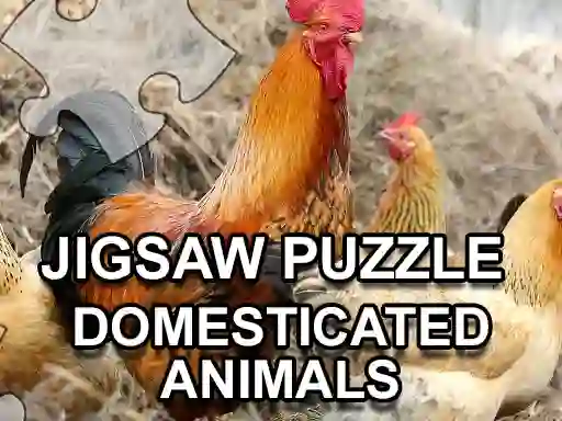Cluiche Jigsaw Puzzle Domesticated Animals ar líne