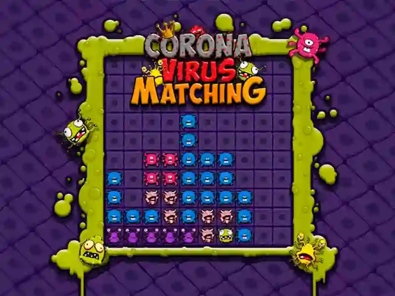Cluiche Corona Virus Matching ar líne