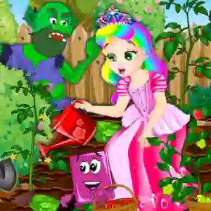 Cluiche Princess juliet garden trouble ar líne