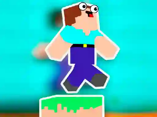 Cluiche Noob Parkour 3D ar líne