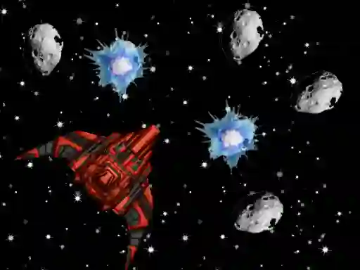 Cluiche Asteroid Rain ar líne