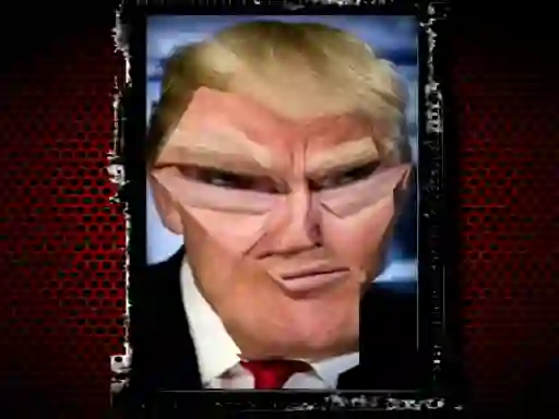 Cluiche Trump Funny face ar líne