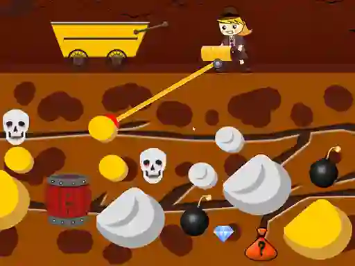 Cluiche Lady Gold Miner ar líne