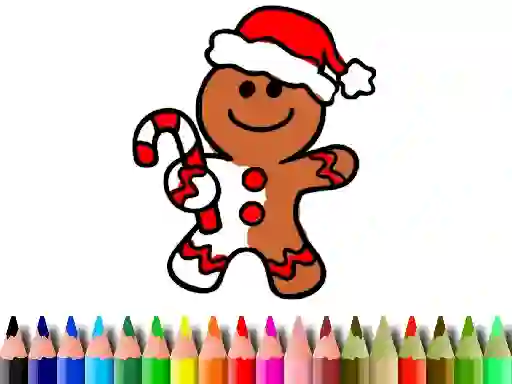 Cluiche Back To School: Christmas Cookies Coloring ar líne