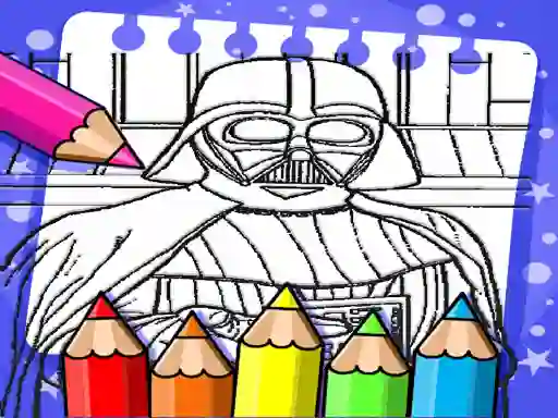 Cluiche Darth Vader Coloring Book ar líne